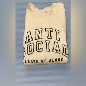 Anti Social Off-White Sweatshirt